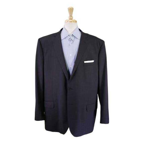 Brooks Brothers Explorer Madison Solid Charcoal Gray Wool Stretch Blazer 50R